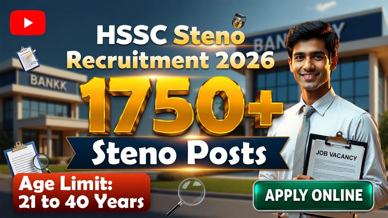 HSSC Steno Recruitment 2026