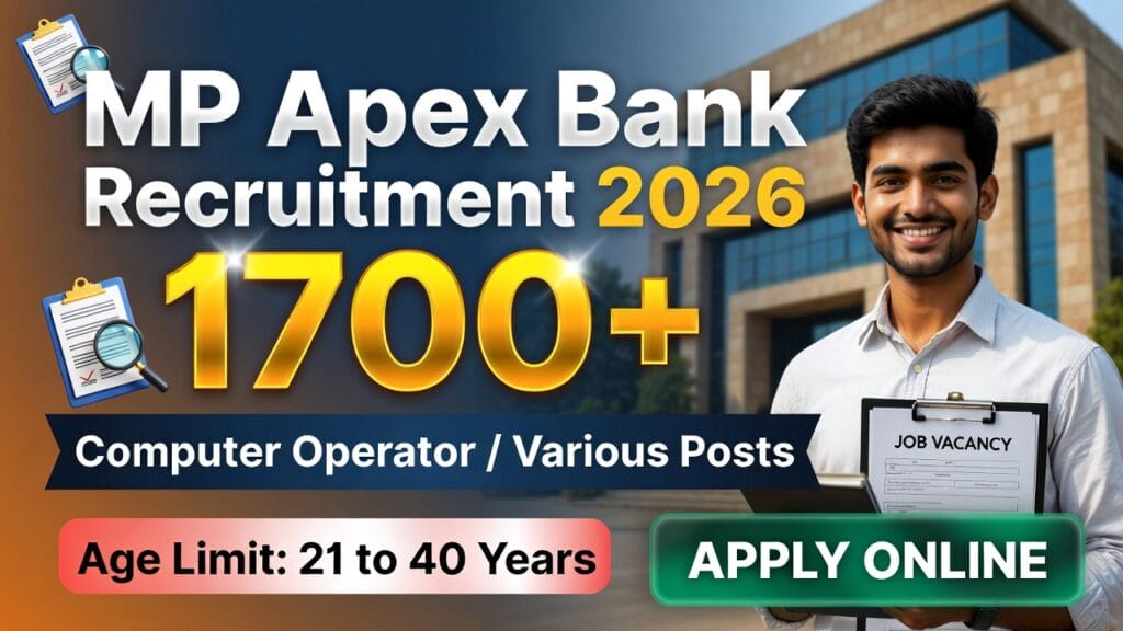 MP Apex Bank Recruitment 2026
