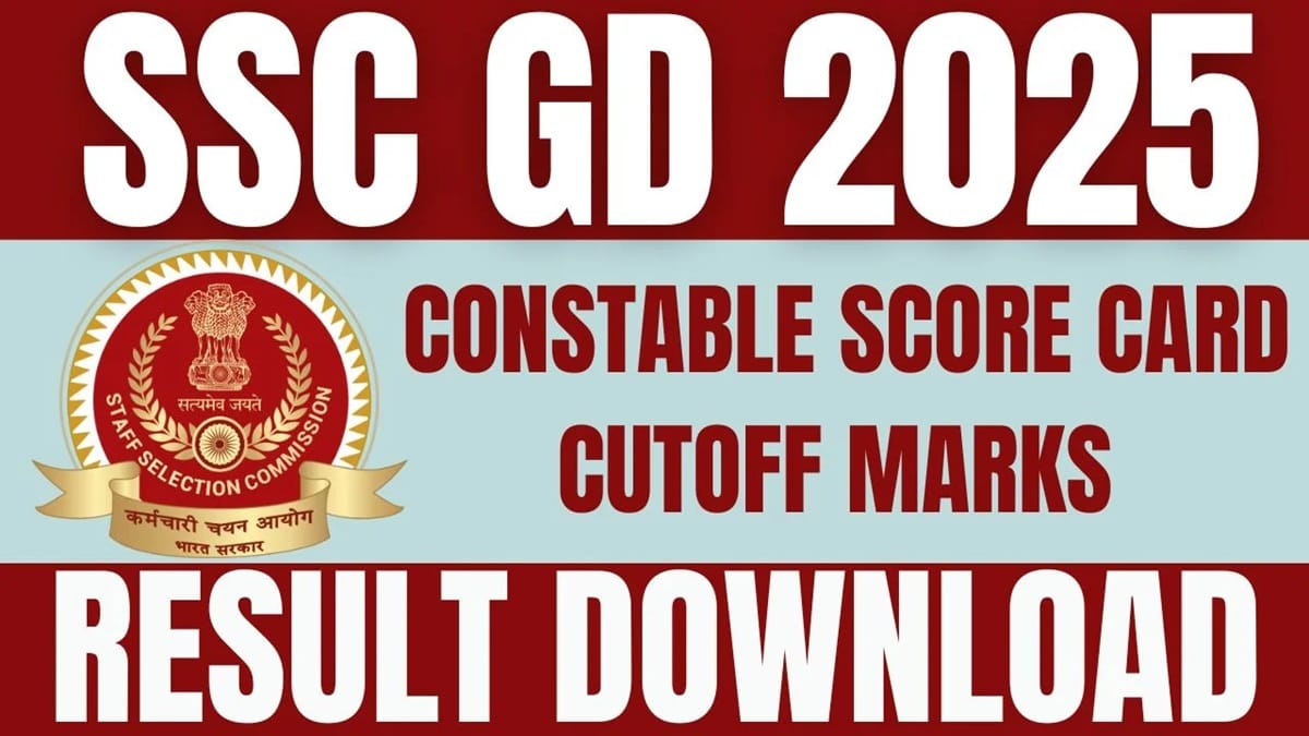 SSC GD Final Result 2025