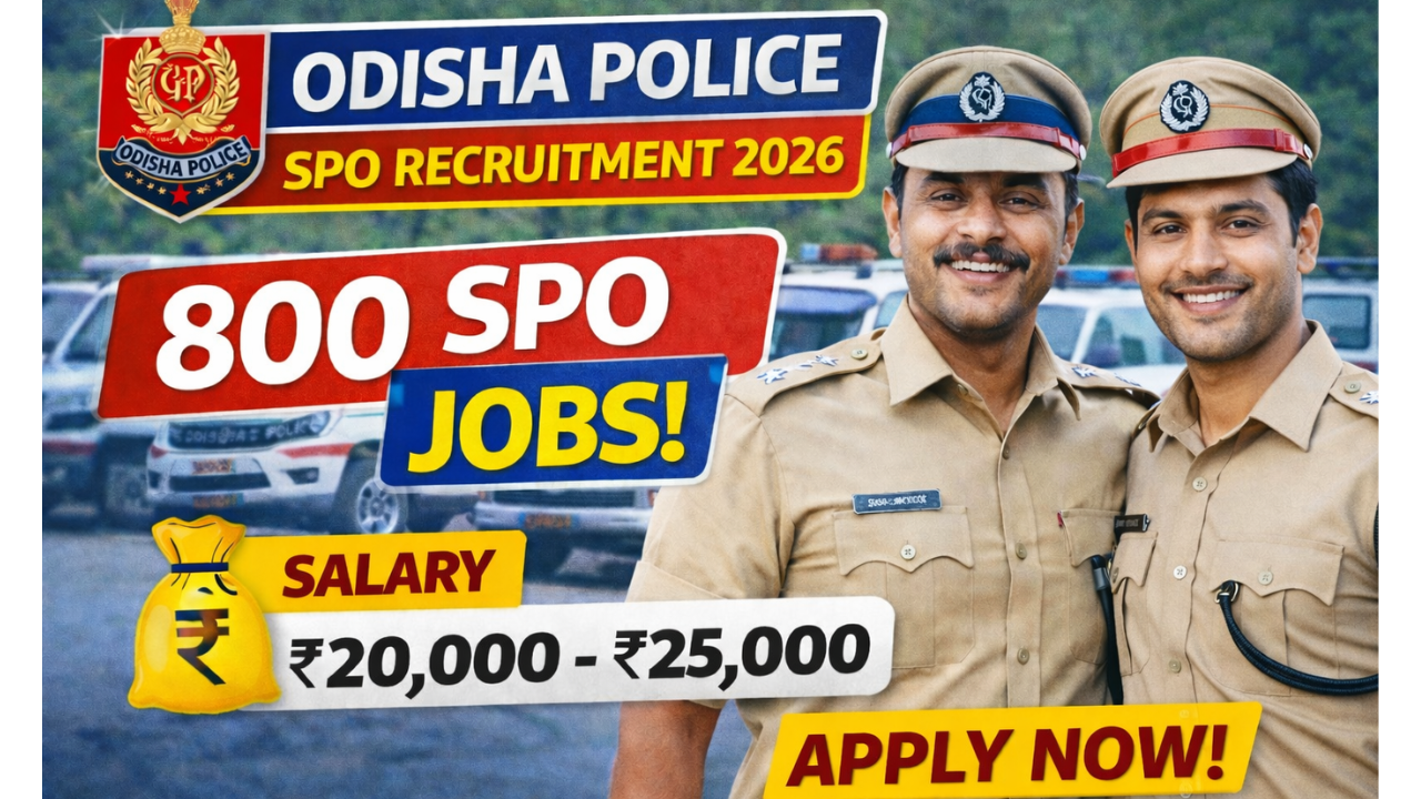 Odisha Police SPO Recruitment 2026