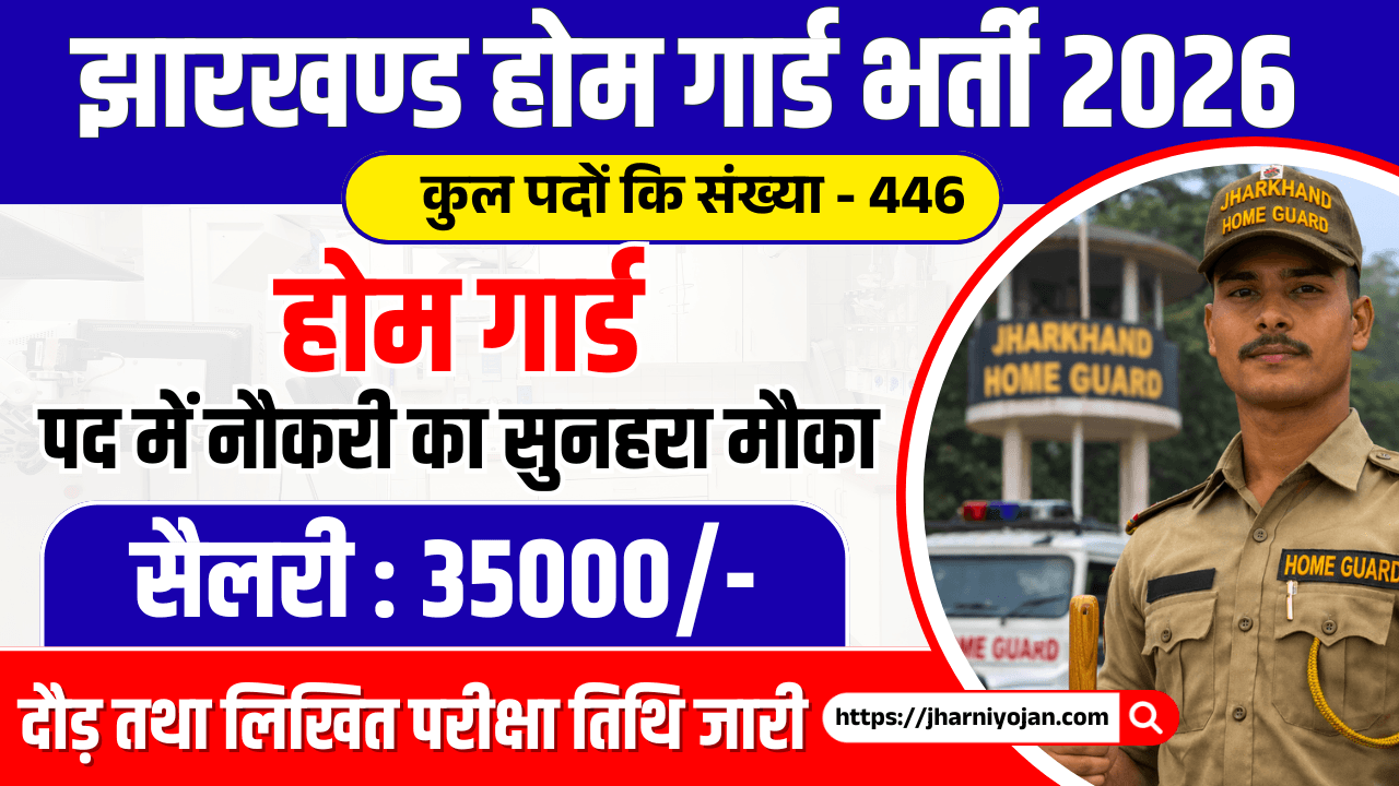 Seraikela Kharsawan Home Guard Vacancy 2025