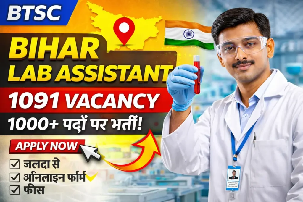 BTSC Bihar Lab Assistant Recruitment 2026